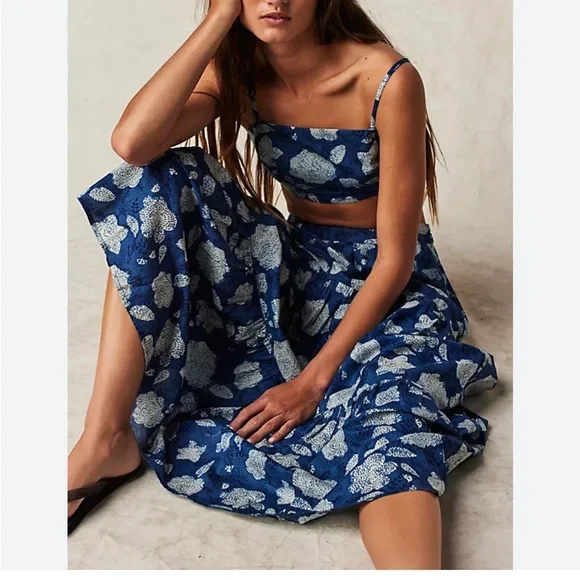 RAHI (Free People) Pierre Set TOP ONLY - Picture 1 of 6